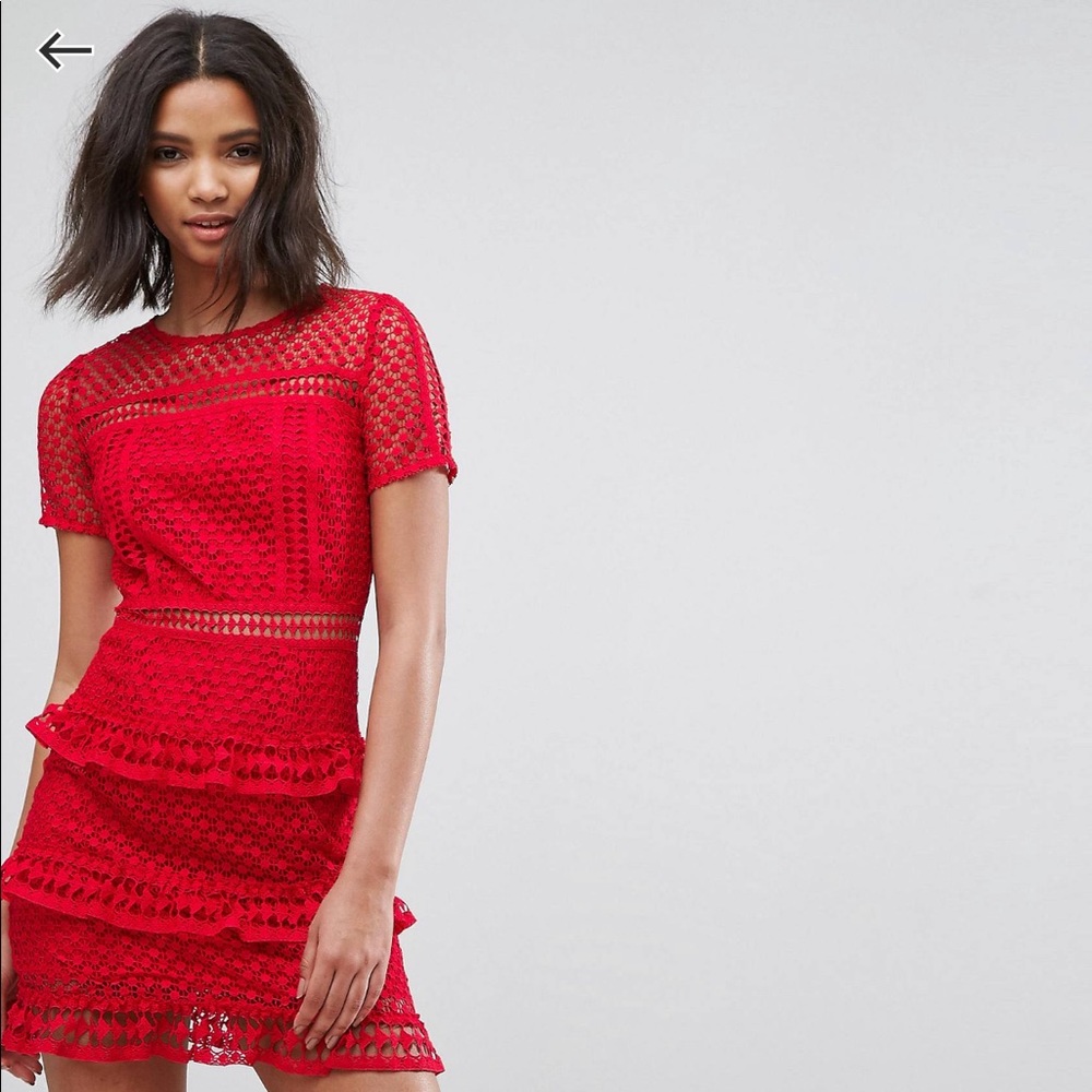 mini red dress